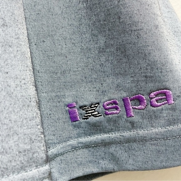 Vintage IXSPA by JAMIE SADOCK Women’s Gray Pull On Button Front Golf Skirt Sz M - Picture 3 of 8